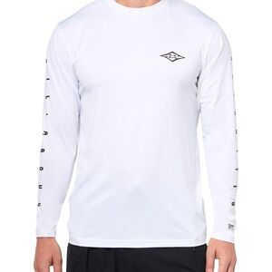 Billabong Men's White Long Sleeve Shirt M
